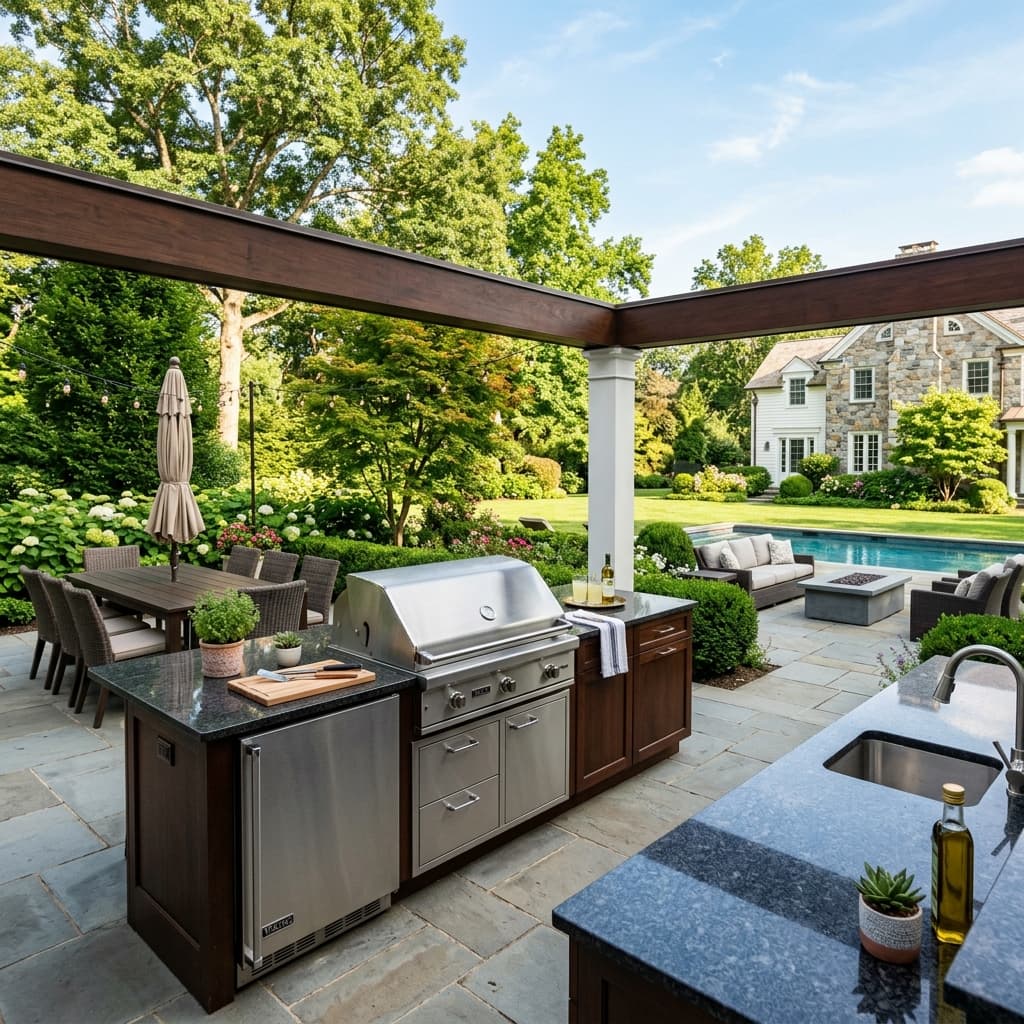 Outdoor Kitchen Surfaces in Connecticut